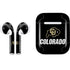 University of Colorado CU Logo on Black Apple AirPods Skin