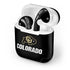 University of Colorado CU Logo on Black Apple AirPods Skin