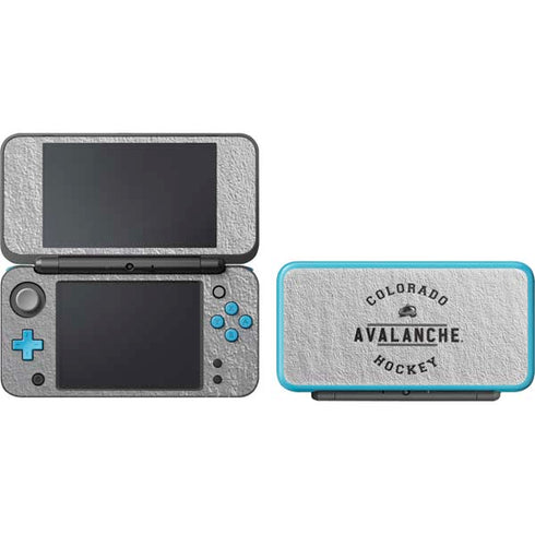 NHL Colorado Avalanche Black Text Nintendo 2DS XL (2017) Skin