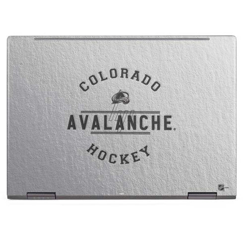 NHL Colorado Avalanche Black Text HP Envy Skin