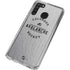 NHL Colorado Avalanche Black Text Galaxy A21 Clear Case