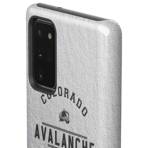 NHL Colorado Avalanche Black Text Galaxy Note20 5G Pro Case