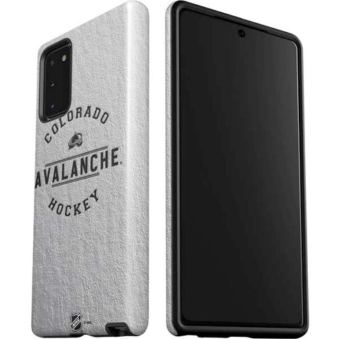 NHL Colorado Avalanche Black Text Galaxy Note20 5G Pro Case