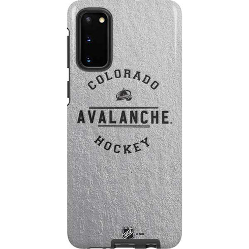 NHL Colorado Avalanche Black Text Galaxy S20 Pro Case