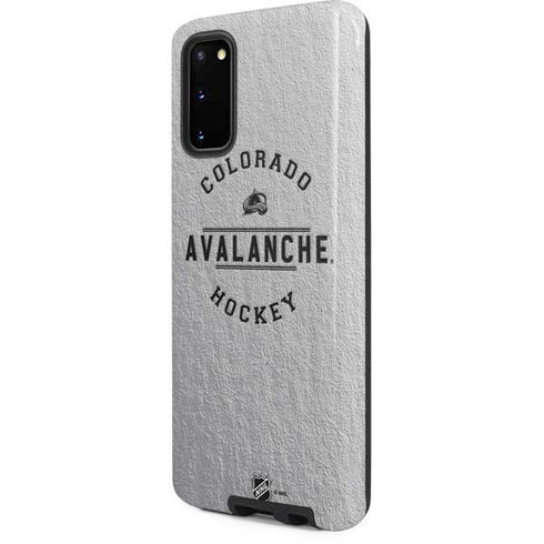 NHL Colorado Avalanche Black Text Galaxy S20 Pro Case
