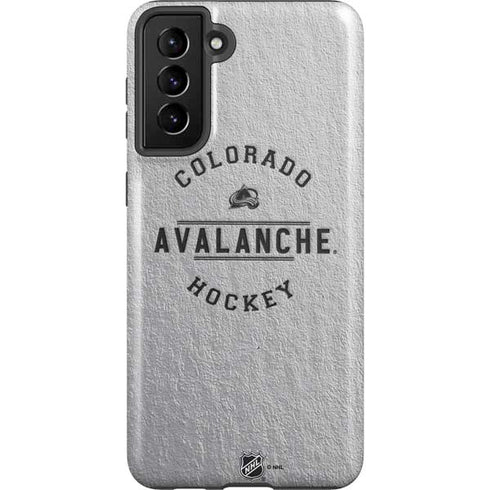 NHL Colorado Avalanche Black Text Galaxy S21 Plus 5G Pro Case
