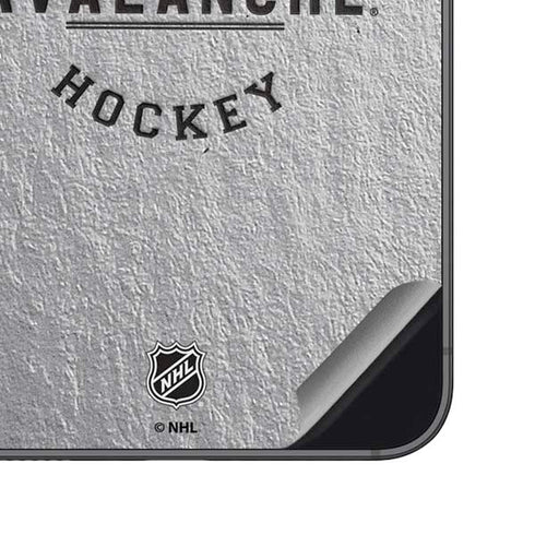 NHL Colorado Avalanche Black Text Galaxy S23 FE Skin