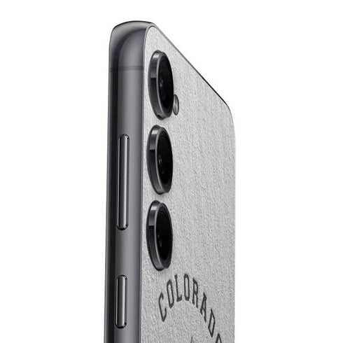 NHL Colorado Avalanche Black Text Galaxy S23 Plus Skin