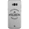 NHL Colorado Avalanche Black Text Galaxy S8 Plus Skin
