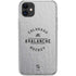 NHL Colorado Avalanche Black Text iPhone 11 Clear Case
