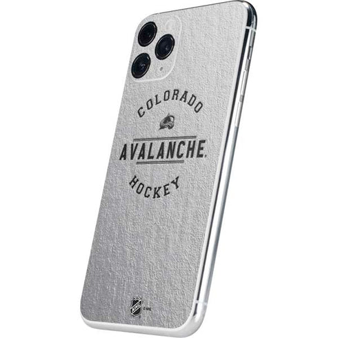 NHL Colorado Avalanche Black Text iPhone 11 Pro Skin