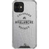 NHL Colorado Avalanche Black Text iPhone 12 Clear Case