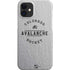 NHL Colorado Avalanche Black Text iPhone 12 Mini Lite Case