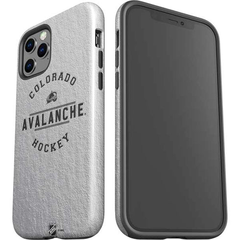 NHL Colorado Avalanche Black Text iPhone 12 Pro Impact Case