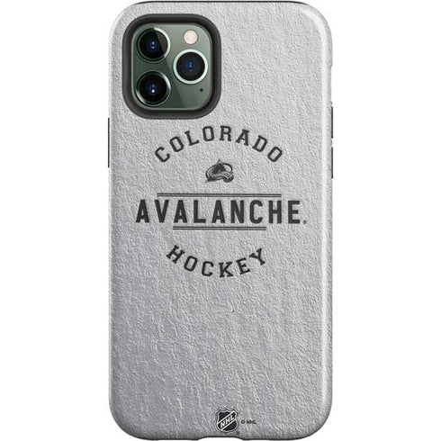 NHL Colorado Avalanche Black Text iPhone 12 Pro Max Impact Case