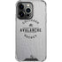 NHL Colorado Avalanche Black Text iPhone 13 Pro Clear Case