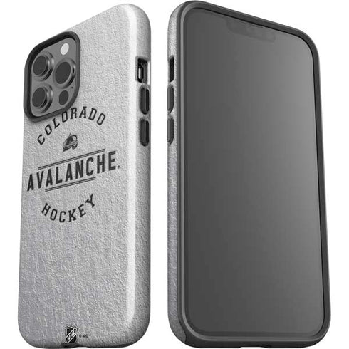NHL Colorado Avalanche Black Text iPhone 13 Pro Max Impact Case