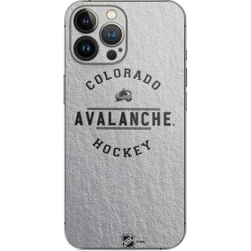 NHL Colorado Avalanche Black Text iPhone 13 Pro Max Skin