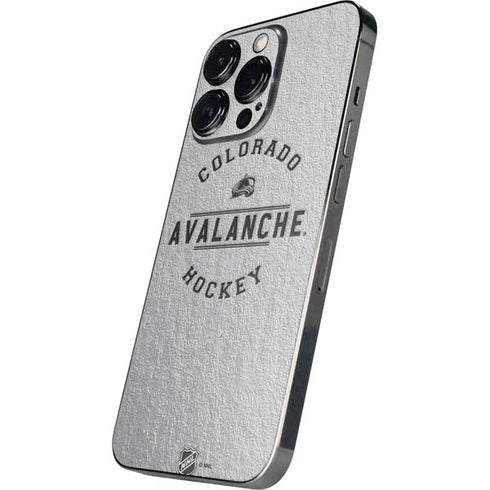 NHL Colorado Avalanche Black Text iPhone 13 Pro Max Skin