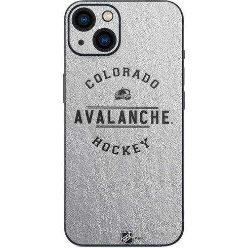 NHL Colorado Avalanche Black Text iPhone 13 Skin