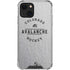 NHL Colorado Avalanche Black Text iPhone 14 Plus Clear Case