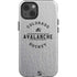 NHL Colorado Avalanche Black Text iPhone 14 Impact Case