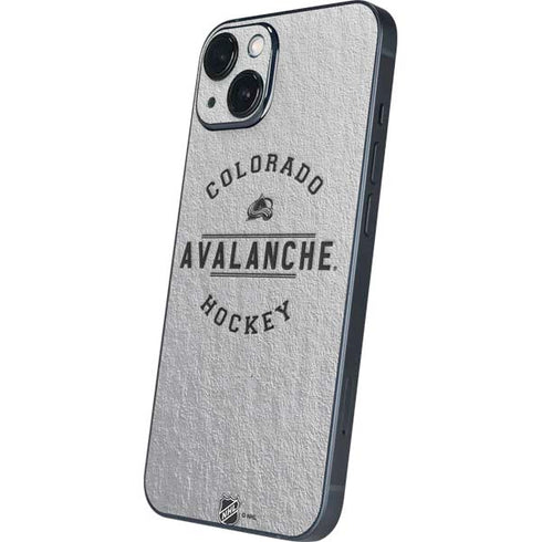 NHL Colorado Avalanche Black Text iPhone 14 Plus Skin