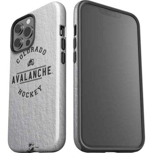 NHL Colorado Avalanche Black Text iPhone 15 Pro Max Impact Case