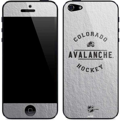 NHL Colorado Avalanche Black Text iPhone 5/5s/5SE Skin