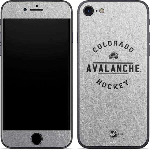 NHL Colorado Avalanche Black Text iPhone 7 Skin