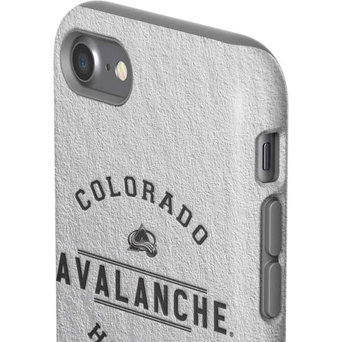 NHL Colorado Avalanche Black Text iPhone SE (2nd & 3rd Gen) Pro Case