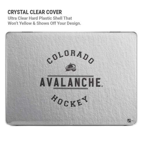 NHL Colorado Avalanche Black Text MacBook Air 13in M1 (2021) Case plus Skin