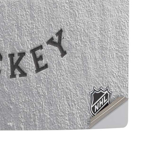 NHL Colorado Avalanche Black Text PS5 Console Skin