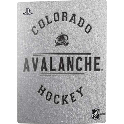 NHL Colorado Avalanche Black Text PS5 Digital Edition Bundle Skin