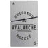 NHL Colorado Avalanche Black Text PS5 Slim Digital Edition Bundle Skin