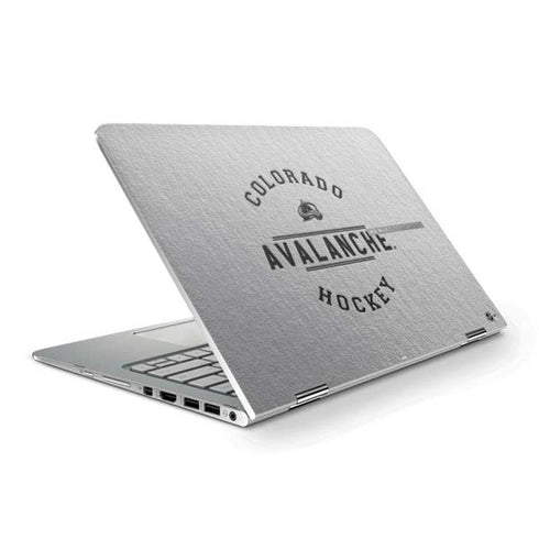 NHL Colorado Avalanche Black Text HP Spectre Skin