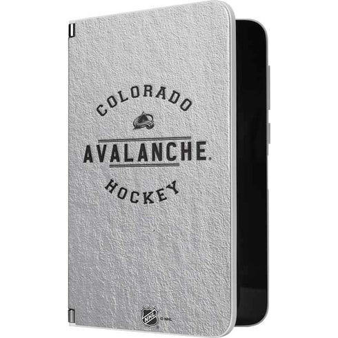 NHL Colorado Avalanche Black Text Surface Duo Skin