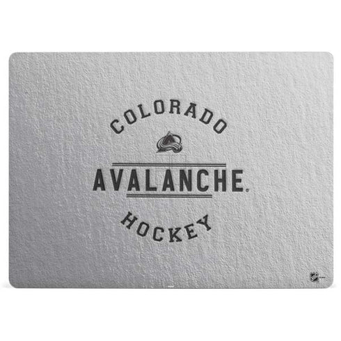 NHL Colorado Avalanche Black Text Surface Laptop 3 13.5in Skin