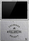 NHL Colorado Avalanche Black Text Surface Pro 4 Skin