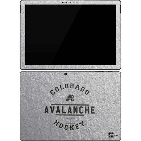 NHL Colorado Avalanche Black Text Surface Pro 7 Skin