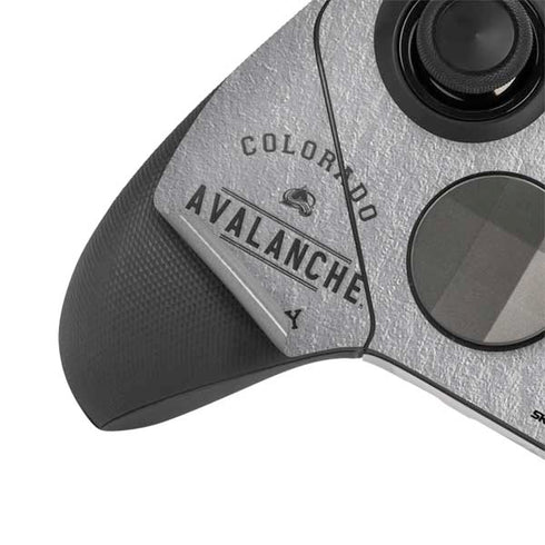 NHL Colorado Avalanche Black Text Xbox Elite Wireless Controller Series 2 Skin