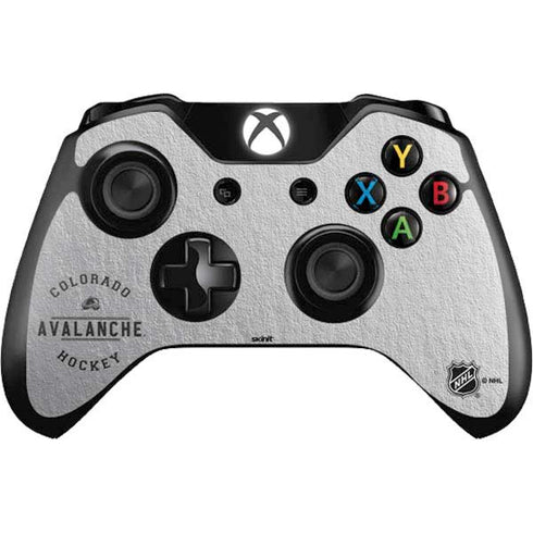 NHL Colorado Avalanche Black Text Xbox One Controller Skin