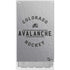 NHL Colorado Avalanche Black Text Xbox Series S Console Skin