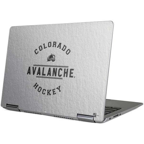 NHL Colorado Avalanche Black Text Yoga 710 14in Skin