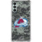NHL Colorado Avalanche Camo Galaxy A13 5G Clear Case