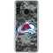 NHL Colorado Avalanche Camo Galaxy A21 Clear Case