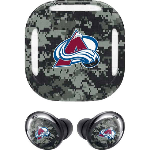 NHL Colorado Avalanche Camo Galaxy Buds Pro Skin