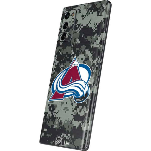 NHL Colorado Avalanche Camo Galaxy Note20 5G Skin
