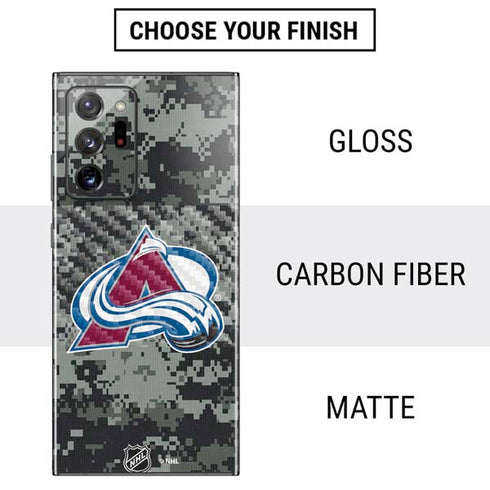 NHL Colorado Avalanche Camo Galaxy Note20 Ultra 5G Skin
