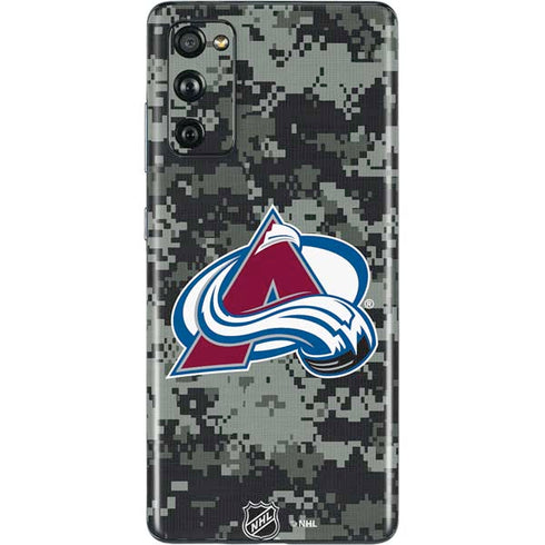 NHL Colorado Avalanche Camo Galaxy S20 Fan Edition Skin